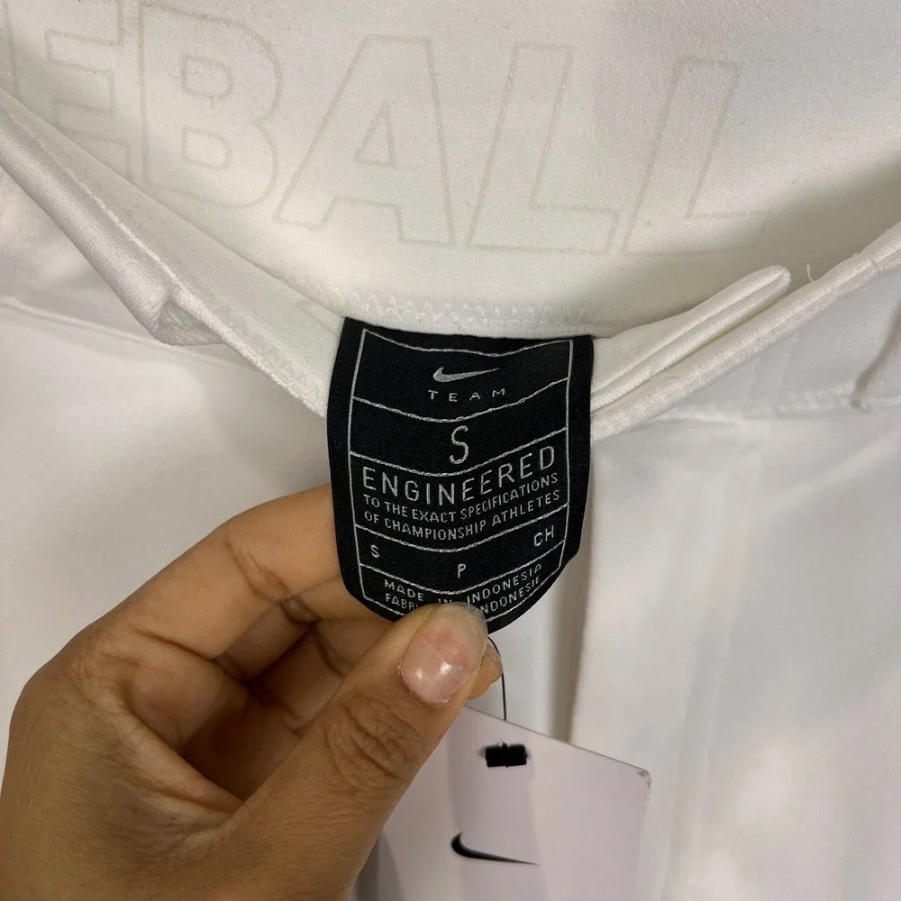 NEW Nike Baseball Pants Mens Small White  Dri-FIT Tapered Athletic
